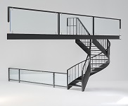 3d модели лестниц