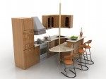 3D кухня №18