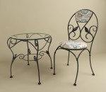 3D модель стола и стульев №14