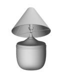 3D модель настольной лампы №4