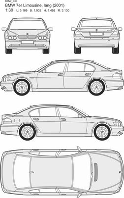 BMW 7er Limousine, lang (2001)