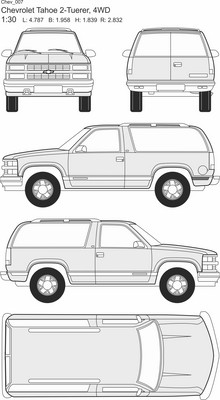 Chevrolet Tahoe 2-Tuerer, 4WDV