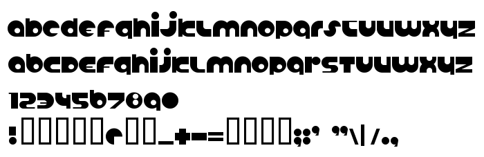 Шрифт Anabolic Spheroid