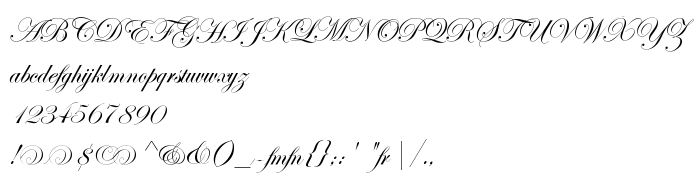 Шрифт Esenin script Two