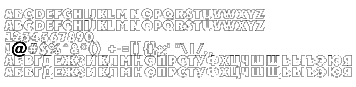 Шрифт a_PlakatTitul2Otl ExtraBold