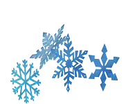 3d model of snowflakes