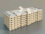 Residential buildings 3d models