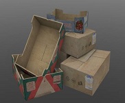 3d модели коробок