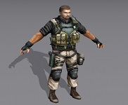 3d модели солдат
