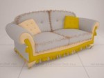 3D модель дивана №53