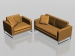 3D модель дивана №59