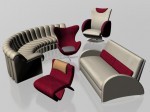 3D модель дивана №63