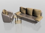 3D модель дивана №72