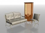 3D модель дивана №77