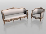 3D модель дивана №80
