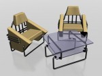3D модель кресла №53