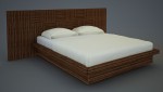 3D модель кровати №8