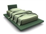 3D модель кровати №96