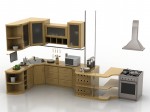3D кухня №20