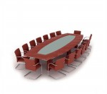 3D модель стола и стульев №66