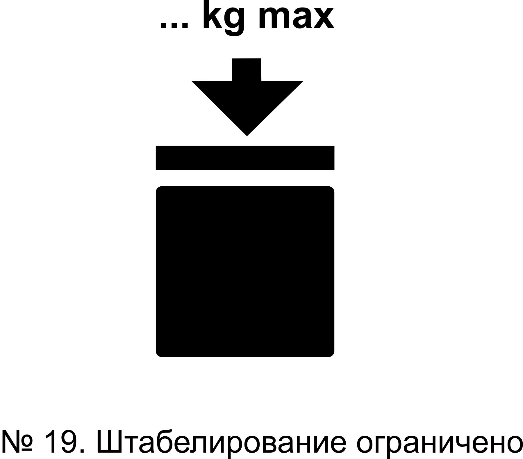 Знак не штабелировать картинка