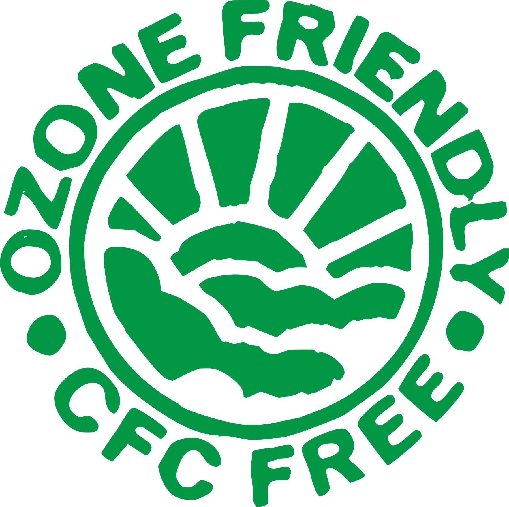 Friendly products. Экознак Ozone friendly. Экологический знак Ozone friendly. Ozone friendly маркировка.