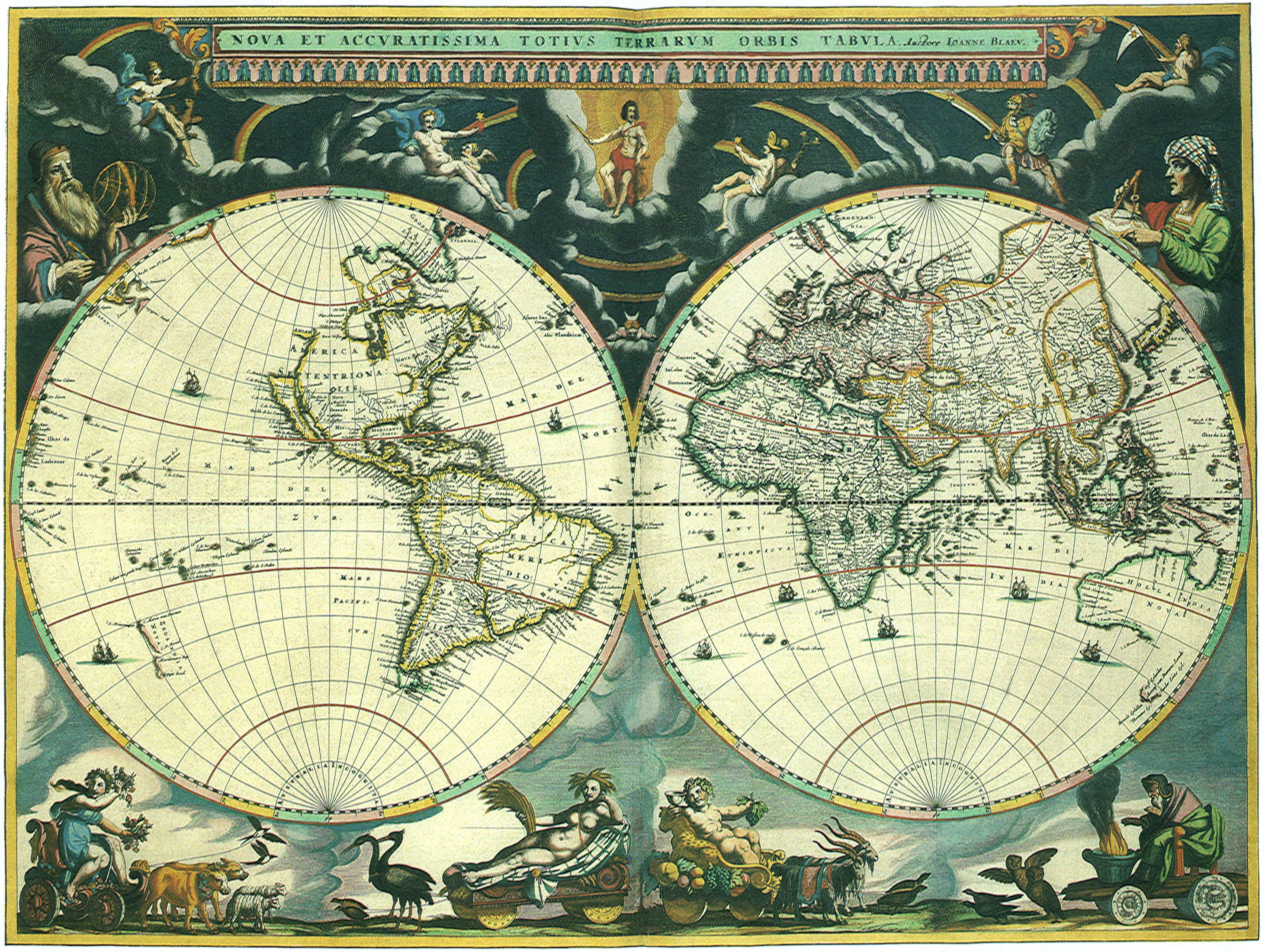 Разные карты. Nova totius Terrarum. Карты мира древние Nova totius Terrarum Orbis. Blaeu. Atlas maior. Старинная карта.