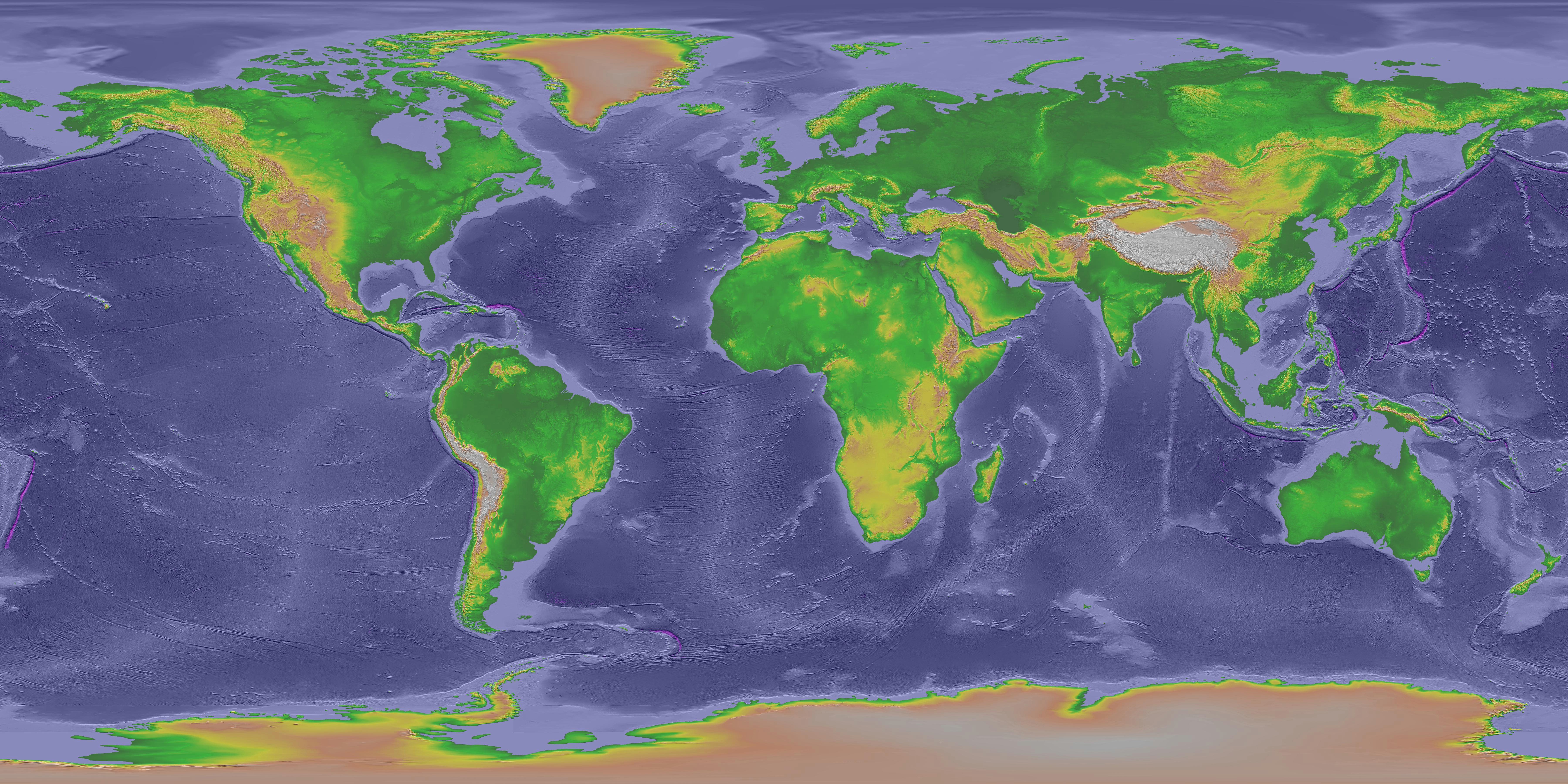 Earth карта мира