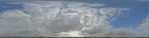 Текстура неба с сплошной облачностью