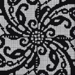 Текстура мозаики с рисунком