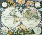 Текстура карт мира