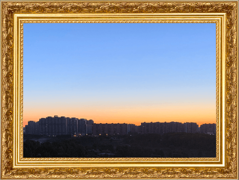 Пример фотографии, размещённой внутри декоративной рамки